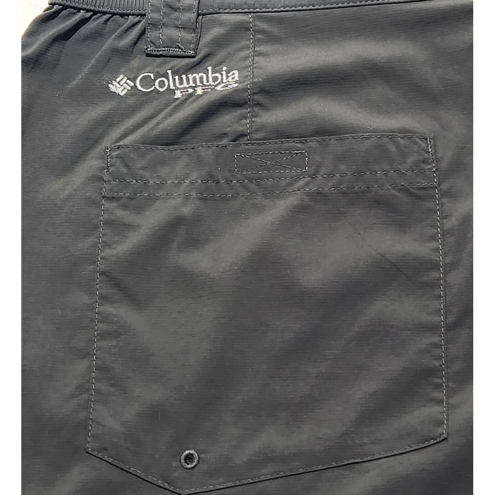 Columbia Sportswear Men's Shorts Omni-Shade PFG Cargo Khaki Gray Sz 38 5 Pocket - Picture 5 of 16
